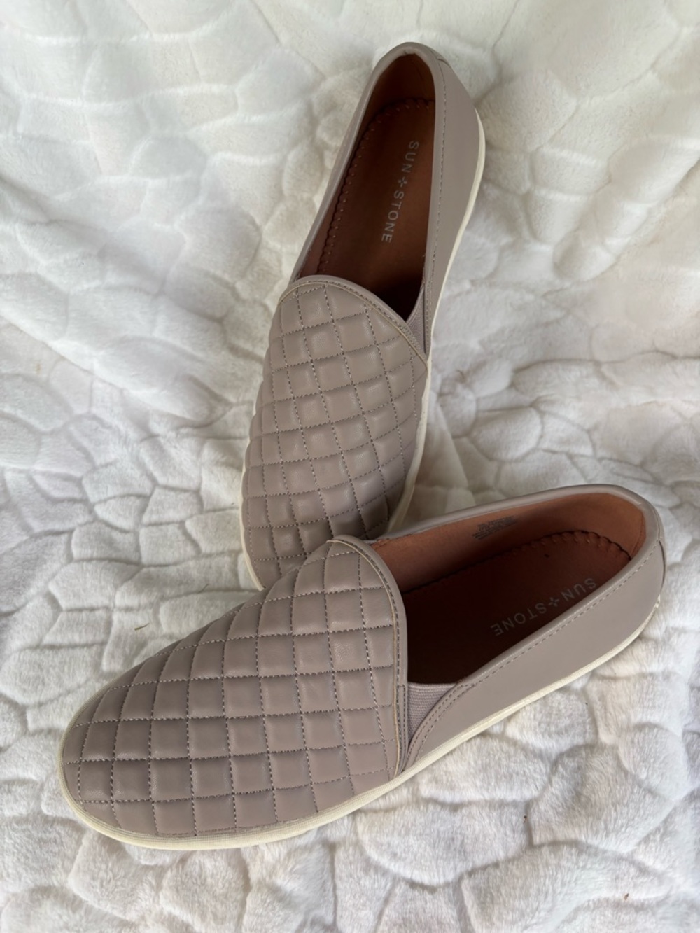 Sun & Stone Slip-On Sneakers in Taupe